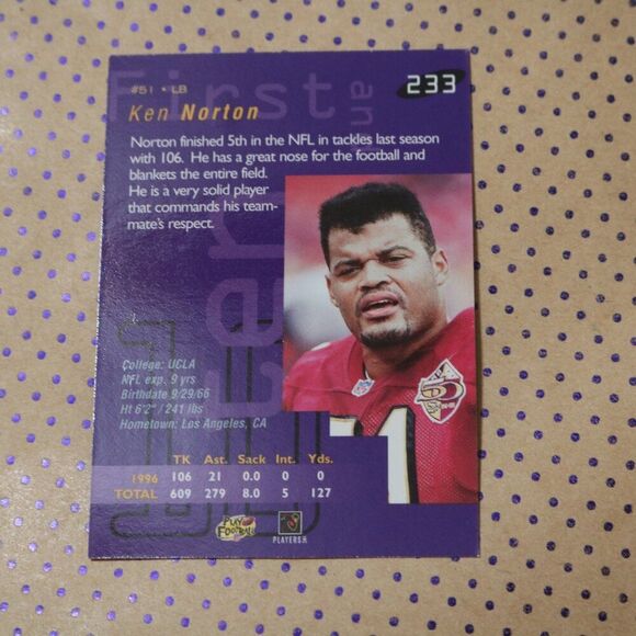 Ken Norton #233 Football Card - Picture 2 of 2